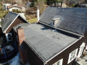Home with EPDM roof in Tarrytown