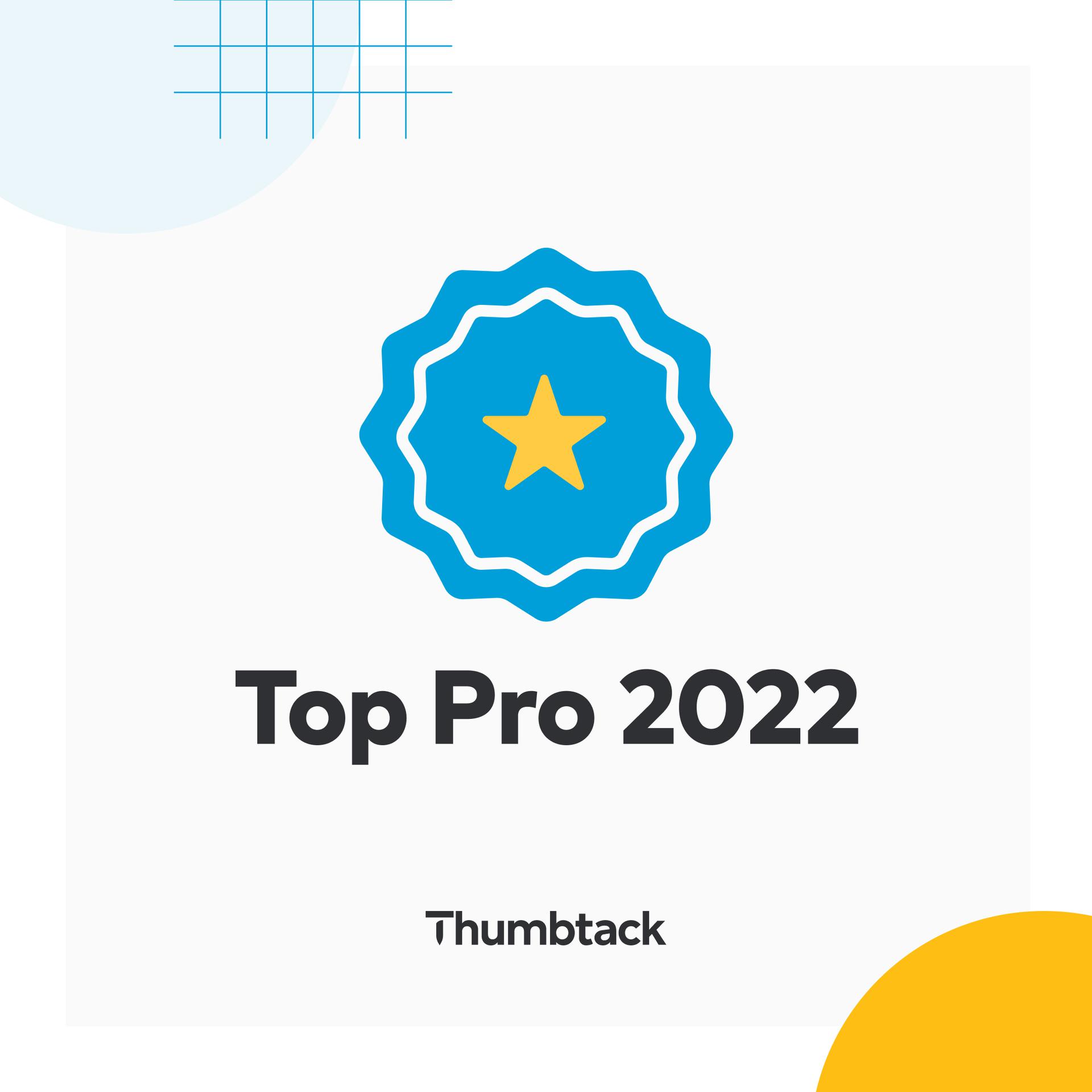 Thumbtack Top Pro Award