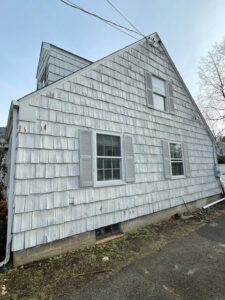 Home in need of siding replacement